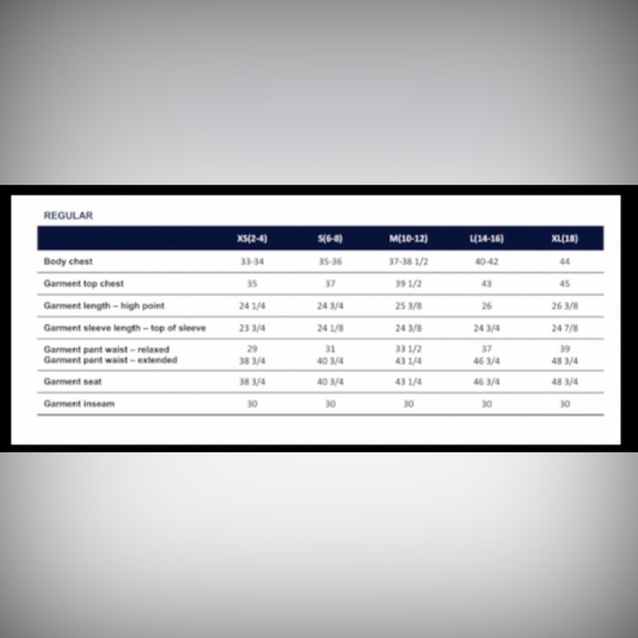 LANDSEND Pajamas Set Cotton Knit Long Sleeve Top and Long Pants Draper James - Picture 2 of 2